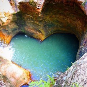 Read more about the article Abseil down this heart-shaped natural pool in Killarney Glen in Lower Beechmont….