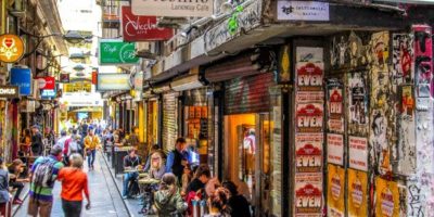 Melbourne Laneways are great for coffee and street art