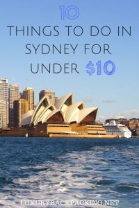 Read more about the article Visiting Sydney, Australia soon? Here are 10 things to do in Sydney for under $1…