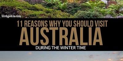 Contrary to popular belief, winter is indeed a fabulous time to visit #Australia…