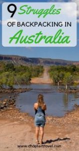 Read more about the article 9 struggles of backpacking in Australia, downsides of travelling, australia back…