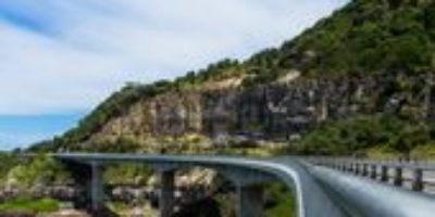 Sea Cliff Bridge, Wollongong, NSW, Australia.   Photo: NOMADasaurus  #australia …