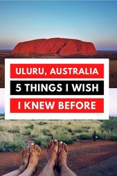 Read more about the article 5 important things to know about Uluru before you go!